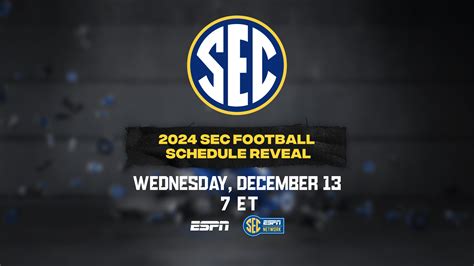 when is the sec championship game 2024|2024 sec conference football schedule.